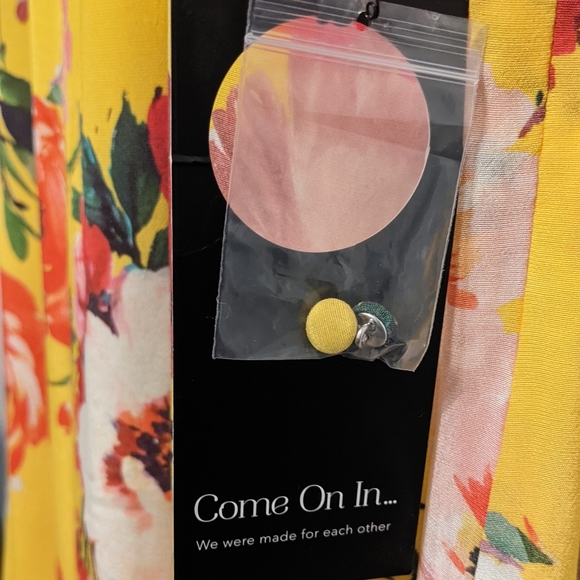 Privacy Please Beldon yellow maxi dress Size Small - Picture 7 of 10